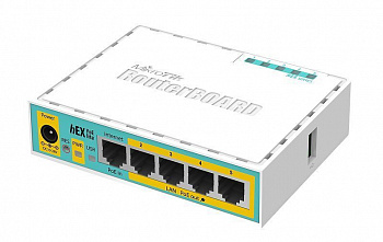 MikroTik hEX PoE lite Маршрутизатор Wi-Fi (роутер)