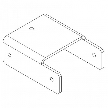 PERCo-MB-16.4 Накладка прямая нижняя
