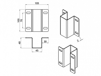 CAME PSGRM002 Накладка боковая