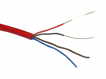 Netko Кабель сигнальный, неэкранированный, КПСнг (А) - FRLS, 2*2*0.5мм2 (0.8мм) 200м, красный