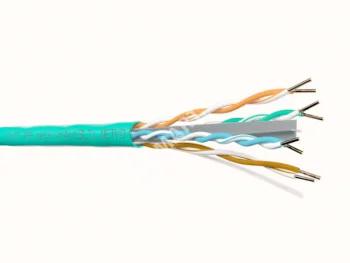 Netko Кабель U/UTP4 cat.6, 4 пары 23 AWG BC, 305м, с крестовиной, нг(А)-LSLTx, зеленый