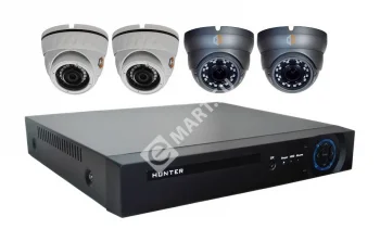 Hunter MHD KIT-4/2 Комплект видеонаблюдения на 4 камеры 1Mp