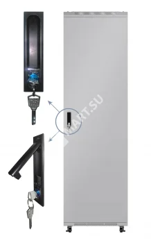 Netko Дверь для шкафа серии Expert 22U Ширина 600, металлическая, серая