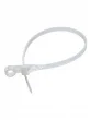 Хомут нейлоновый 100х2,5 бесцветный, с отверстием (100 шт)