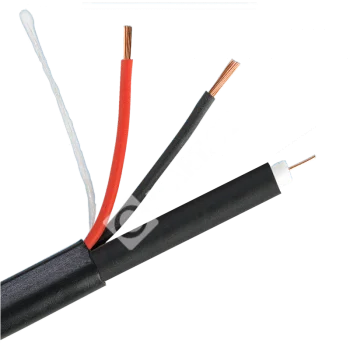 Space Technology РК 75+2х0,5 (48) PE ВНЕШНИЙ (черный, 200м) Коаксиальный кабель