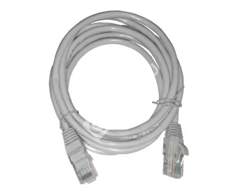 Netko Патч-корд UTP4 cat 5e, 2,0м, BC, LSZH, серый, литой коннектор Optima