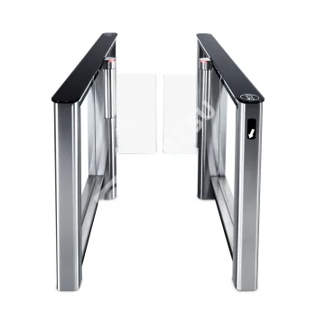 PERCo-ST-01 Турникет с крышками из стекла с центральной вставкой со створками 475 мм