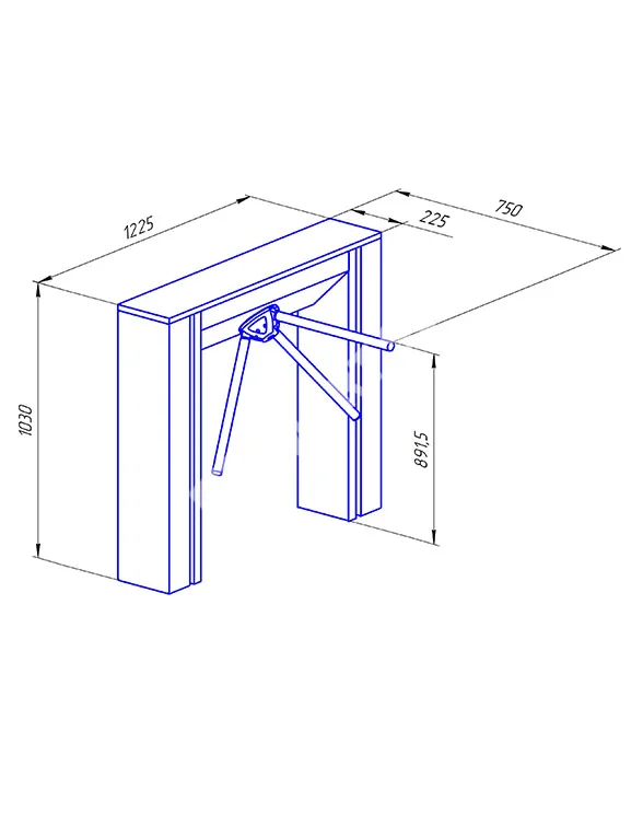 Ростов-Дон ТТ10М1-У-П Турникет тумбовый