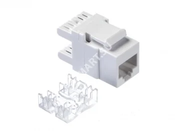 Netko Модуль Keystone неэкранированный, RJ45, cat.5е, 180°, под инструмент, белый