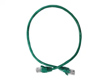 Netko Патч-корд UTP4 cat 5e, 0,5м, ВС, LSZH, зеленый, литой коннектор Optima