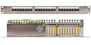 NIKOMAX NMC-RP24UE2-1U-BK Коммутационная панель 19"